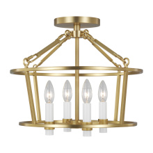 Visual Comfort & Co. Studio Collection CF1064BBS - 4 - Light Semi Flush Mount