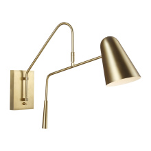 Visual Comfort & Co. Studio Collection EW1041BBS - 1 - Light Wall Sconce w/ Arm and Switch