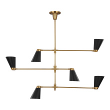 Visual Comfort & Co. Studio Collection TC1116BBS - 6 - Light Chandelier