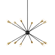 Visual Comfort & Co. Studio Collection EC10312MBK - 12 - Light Chandelier