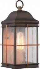 Nuvo 60/5832 - 1 - Light Medium Wall Lantern with Clear Seeded Glass - Bronze Finish Wall Lantern with