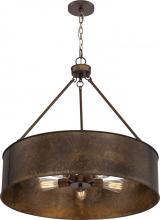 Nuvo 60/5895 - 5 - Light Oversized Pendant - Weathered Brass Finish