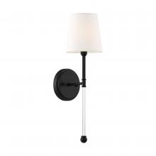 Nuvo 60/6689 - 1 - Light Wall Sconce - White Linen Shade