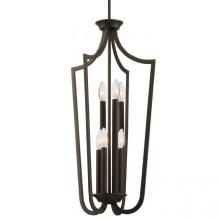 Nuvo 60/5977 - 6 - Light Cage Pendant - Forest Bronze Finish