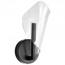 Nuvo 62/2282 - LED Sconce in Matte Black w/ Silk Screened Acrylic Lens