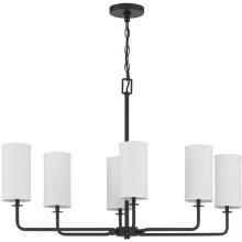 Savoy House Meridian 1-1756-6-89 - Powell 6-Light Linear Chandelier in Matte Black
