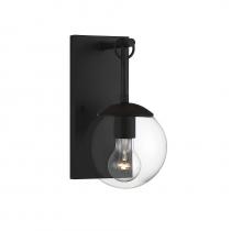 Savoy House Meridian M50029BK - 1 - Light Wall Sconce in Matte Black