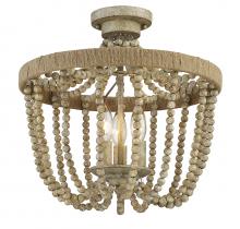 Savoy House Meridian M60002-97 - 3 - Light Semi-Flush Mount