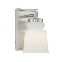 Savoy House Meridian M90073BN - 1 - Light Wall Sconce in Brushed Nickel