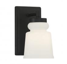 Savoy House Meridian M90073MBK - 1 - Light Wall Sconce in Matte Black