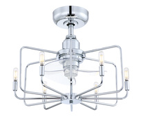 Fanimation FP3075CH - 22" Fandelier - Chrome