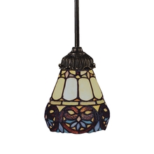 ELK Home 078-TB-21 - Tiffany Glass Mini Pendant