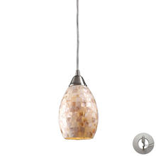 ELK Home 10141/1-LA - Capiz Shell Mini Pendant
