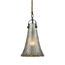 ELK Home 10651/1 - Mercury Glass Min Pendant with Natural Rope