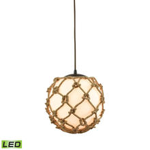 ELK Home 10710/1-LED - Opal Glass Fishing Float Mini Pendant