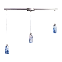 ELK Home 110-3L-MT - Blue and White Glass Multi Pendant
