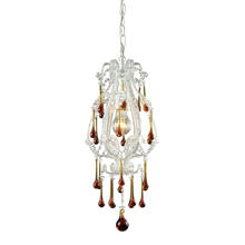 ELK Home 12003AMBER - AMBER CRYSTAL SET FOR 1 LIGHT PENDANT