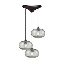 ELK Home 25124/3 - Speckled Glass Multi Pendant