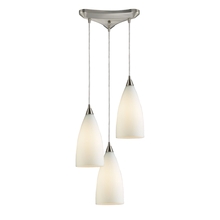 ELK Home 2580/3 - White Glass Multi Pendant