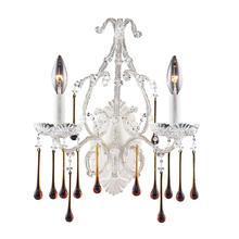 ELK Home 4000AMBER - AMBER CRYSTAL SET FOR 2 LIGHT SCONCE