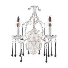 ELK Home 4000CLEAR - CLEAR CRYSTAL SET FOR 2 LIGHT SCONCE
