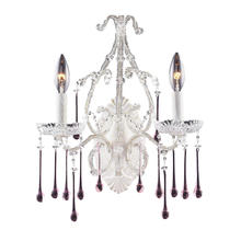 ELK Home 4000ROSE - ROSE CRYSTAL SET FOR 2 LIGHT SCONCE