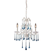 ELK Home 4001AQUA - AQUA CRYSTAL SET FOR 3 LIGHT CHANDELIER