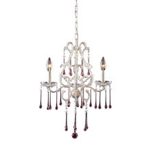 ELK Home 4001ROSE - ROSE CRYSTAL SET FOR 3 LIGHT PENDANT