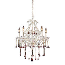 ELK Home 4002AMBER - AMBER CRYSTAL SET FOR 5 LIGHT CHANDELIER