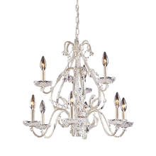 ELK Home 4003/6+3FRAME - 9 LIGHT CHANDELIER - ANTIQUE WHITE