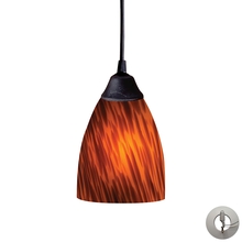 ELK Home 406-1ES-LA - Amber Glass Mini Pendant