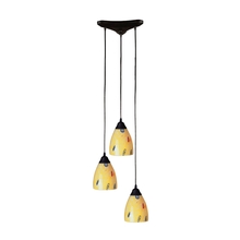 ELK Home 406-3YW - Yellow Art Glass Multi Pendant