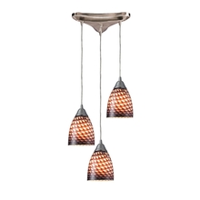 ELK Home 416-3C - Amber Glass Multi Pendant