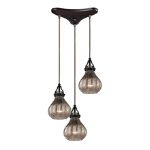 ELK Home 46024/3 - Mercury Glass Multi Pendant
