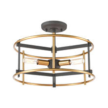 ELK Home 46651/3 - 3 - Light Semi-Flush Mount