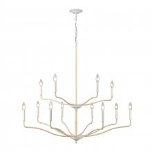 ELK Home 52279/8+4 - 12 - Light Chandelier - White Coral