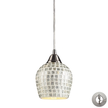 ELK Home 528-1SLV-LA - Silver Tiled Mini Pendant