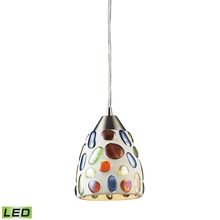 ELK Home 542-1-LED - Glass Pebble Mosaic Mini Pendant LED