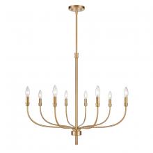 ELK Home 81507/8 - 8 - Light Chandelier - Satin Brass
