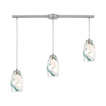 ELK Home 85211/3L - Aqua and White Multi Pendant
