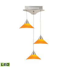 ELK Home LCA103-8-16M - Yellow Glass Multi Pendant