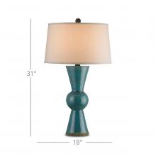 Currey 6896 - Upbeat Teal Table Lamp
