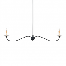 Currey 9000-1126 - 2 - Light Linear Chandelier