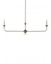 Currey 9000-1128 - Nottaway Linear Bronze Chandelier